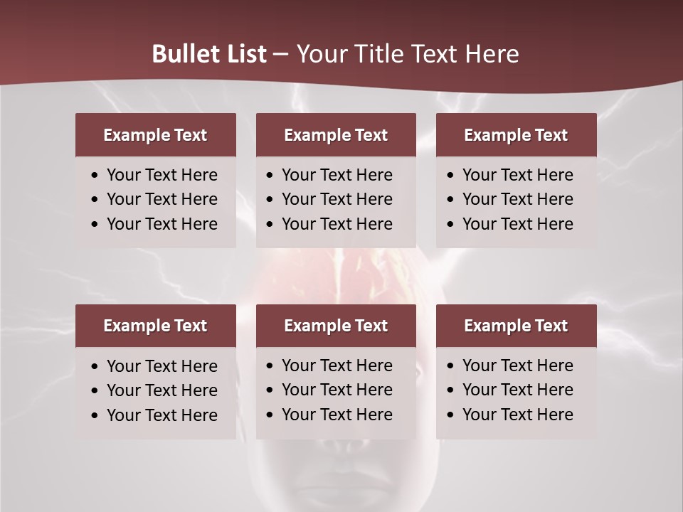 Science Anger Brainwaves PowerPoint Template