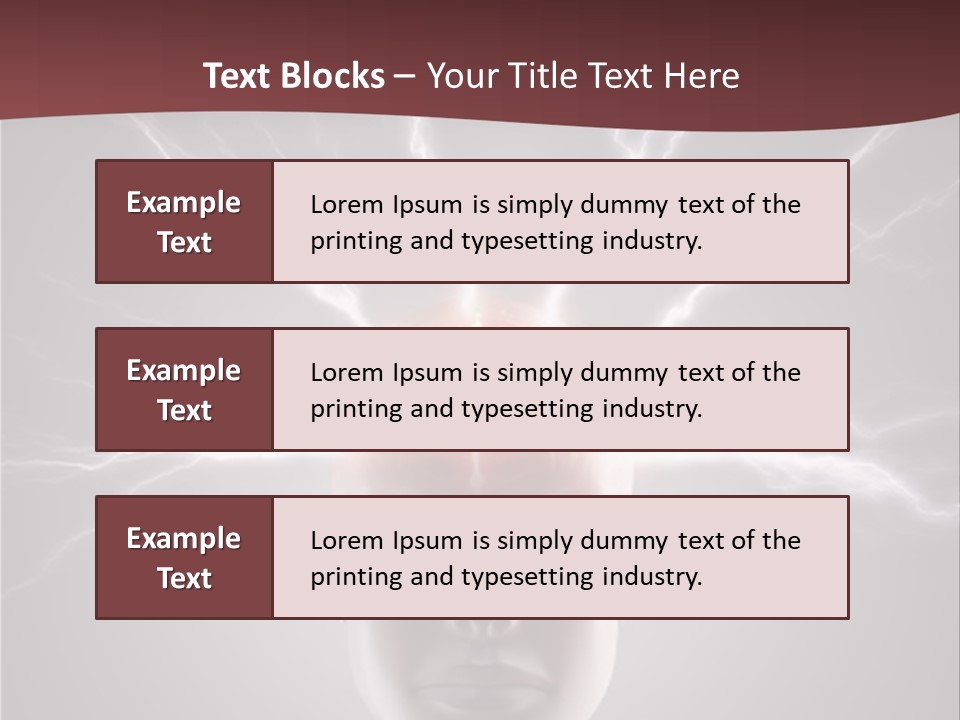 Science Anger Brainwaves PowerPoint Template
