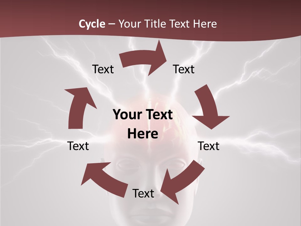 Science Anger Brainwaves PowerPoint Template