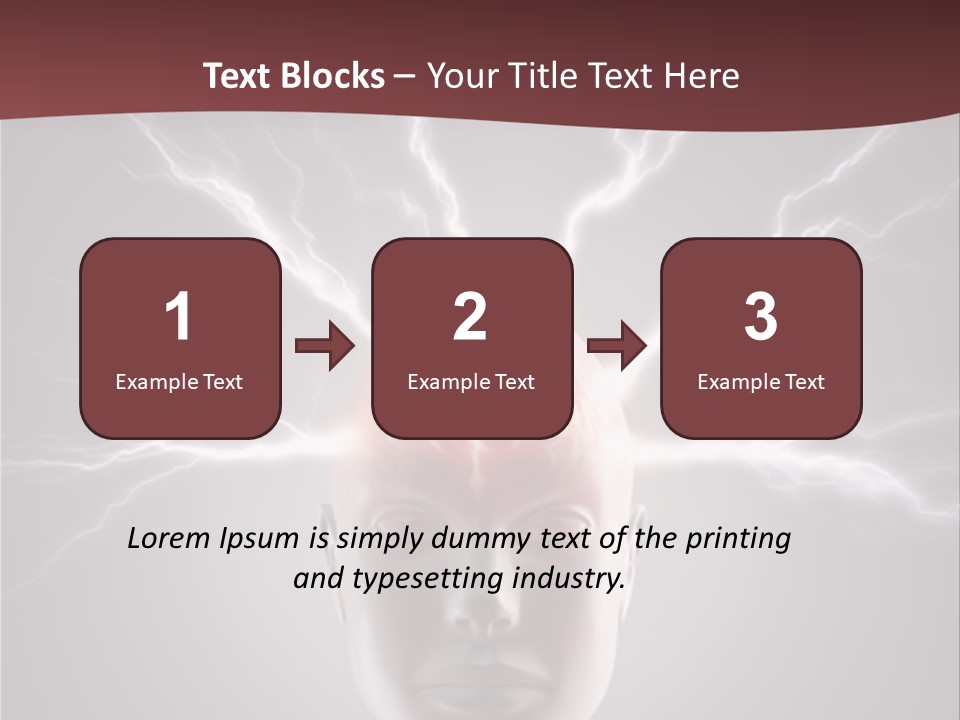 Science Anger Brainwaves PowerPoint Template