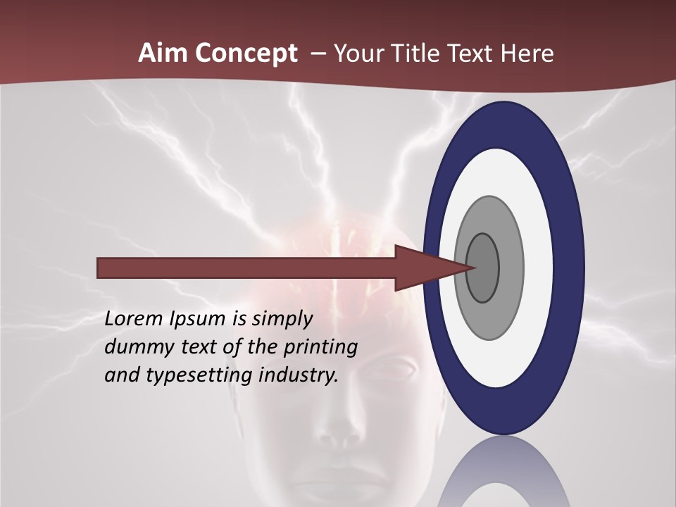 Science Anger Brainwaves PowerPoint Template