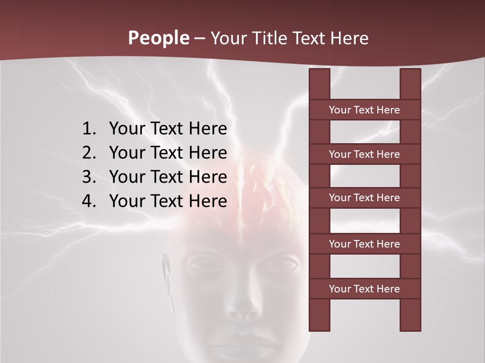 Science Anger Brainwaves PowerPoint Template