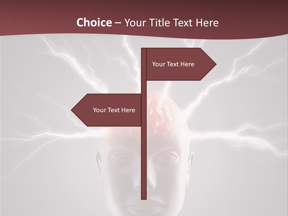 Science Anger Brainwaves PowerPoint Template