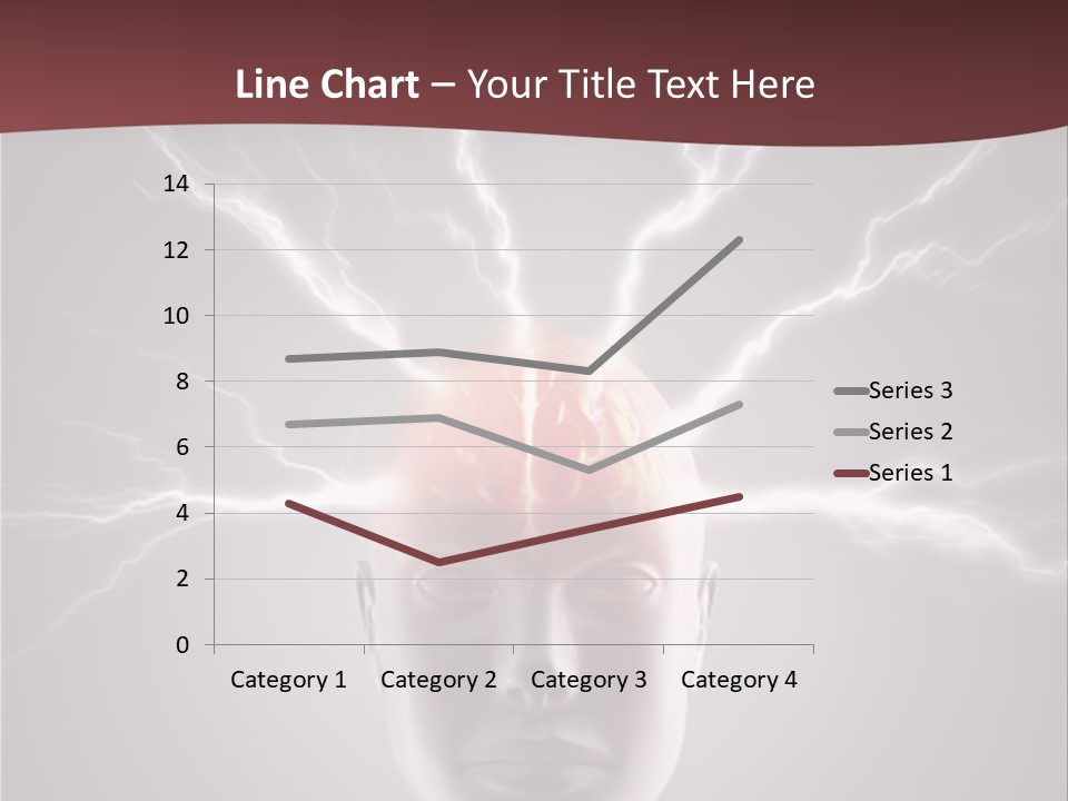 Science Anger Brainwaves PowerPoint Template
