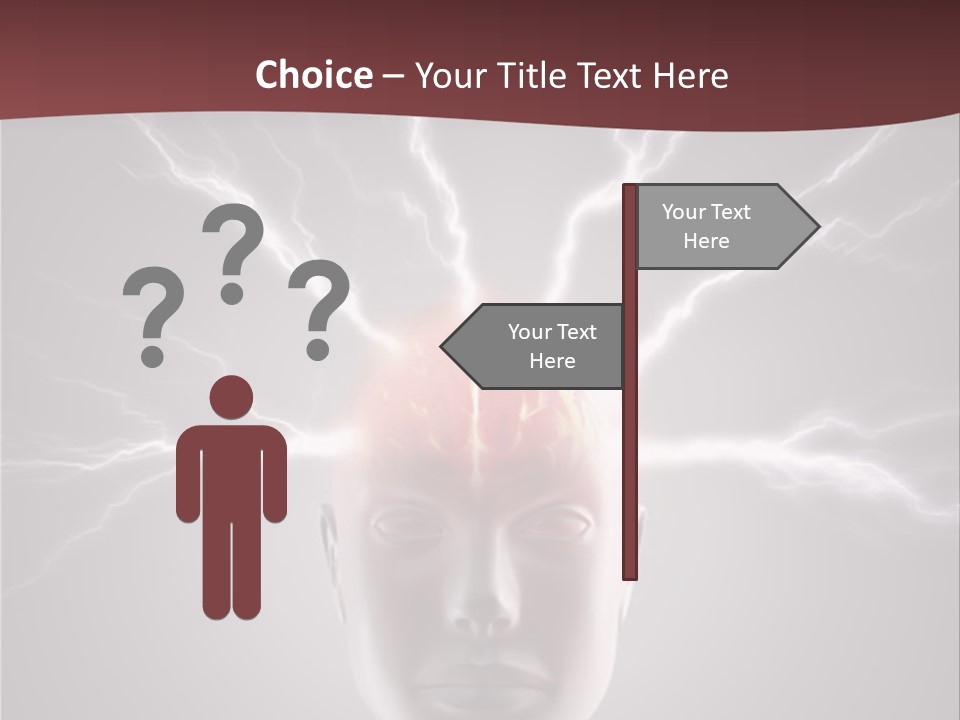 Science Anger Brainwaves PowerPoint Template