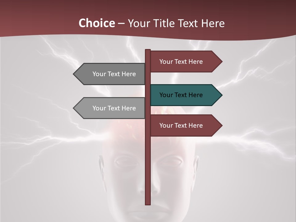 Science Anger Brainwaves PowerPoint Template