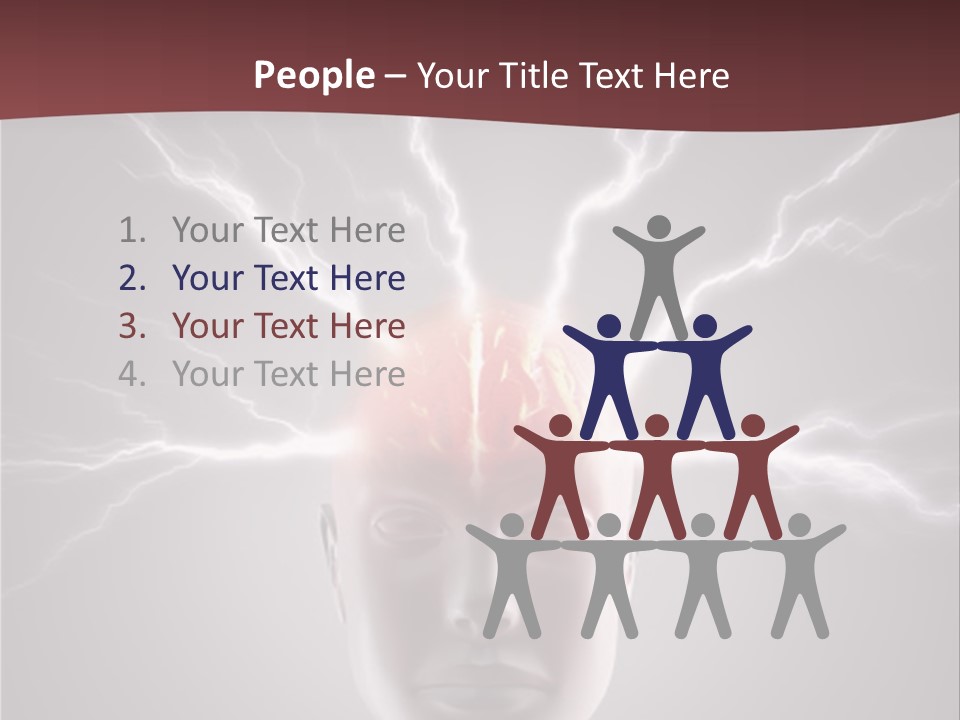 Science Anger Brainwaves PowerPoint Template