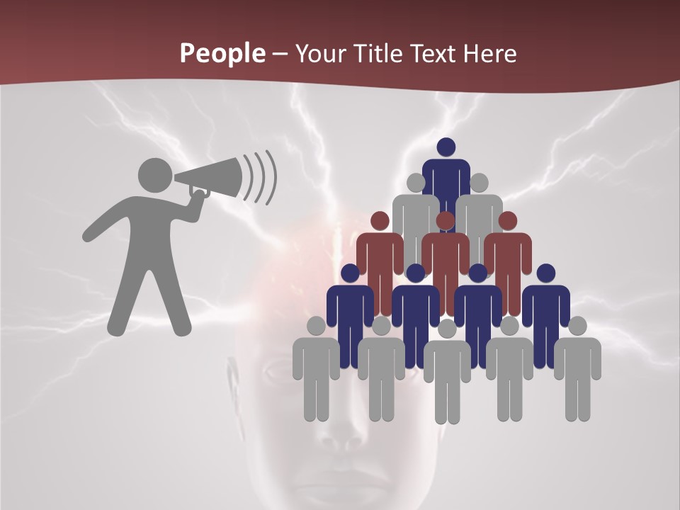 Science Anger Brainwaves PowerPoint Template