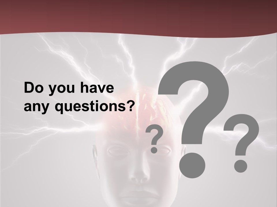 Science Anger Brainwaves PowerPoint Template