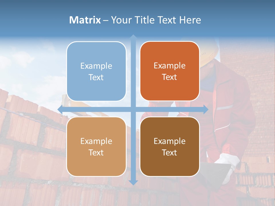 Laborer Mortar Workman PowerPoint Template