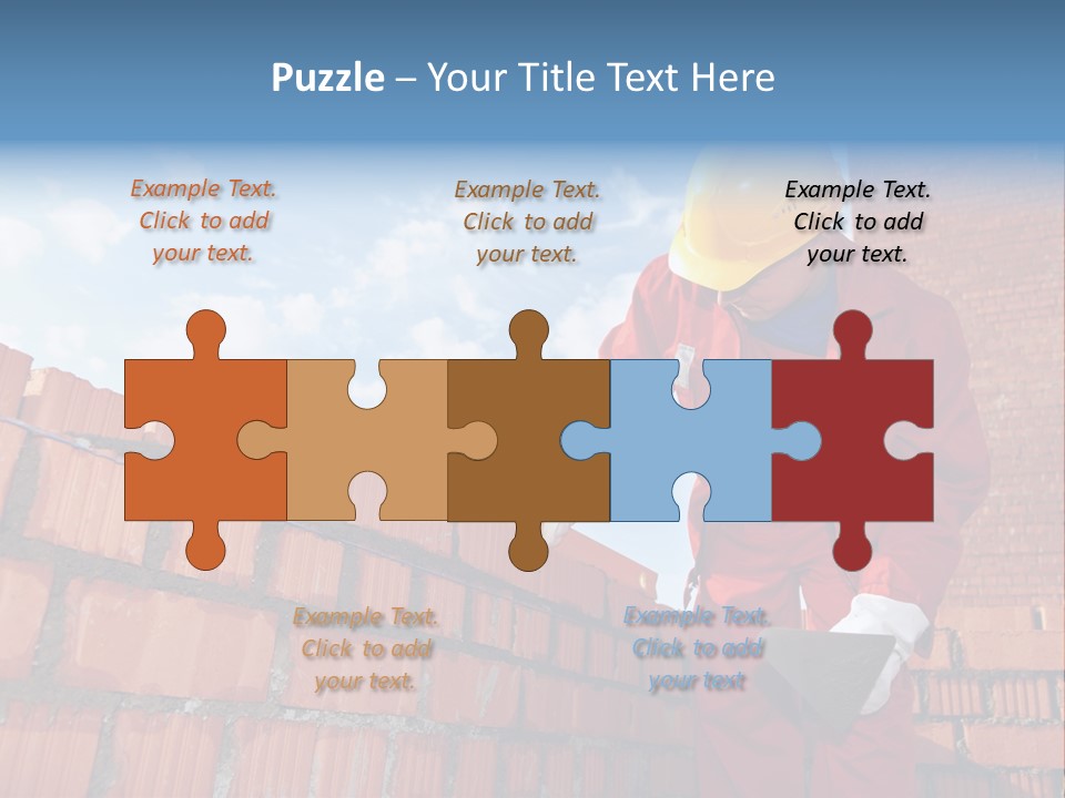 Laborer Mortar Workman PowerPoint Template