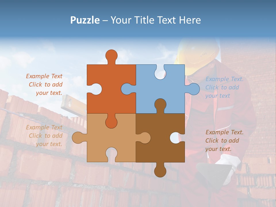 Laborer Mortar Workman PowerPoint Template