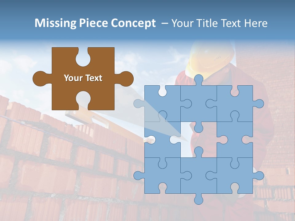 Laborer Mortar Workman PowerPoint Template