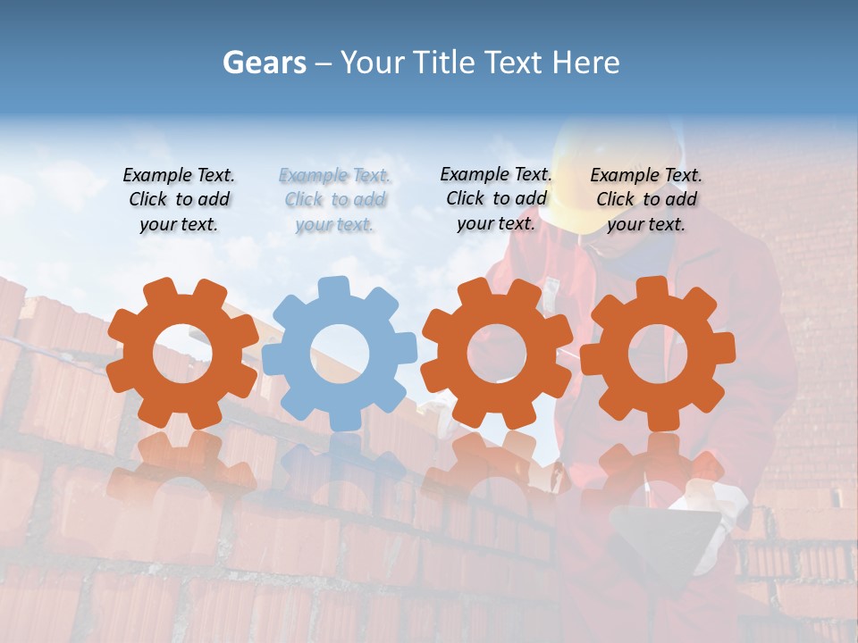 Laborer Mortar Workman PowerPoint Template