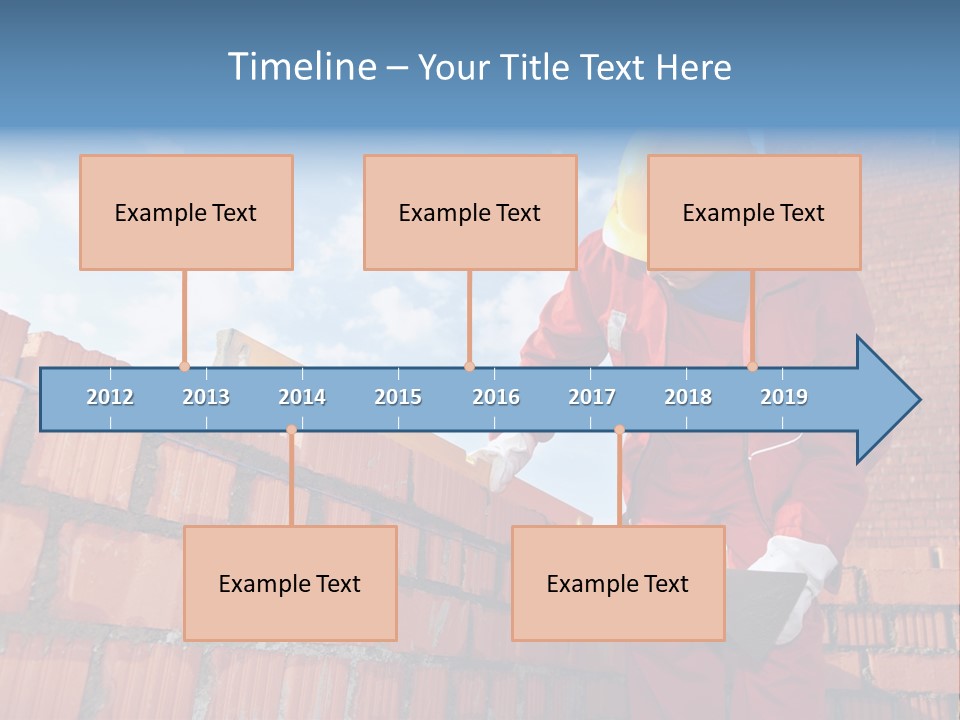 Laborer Mortar Workman PowerPoint Template
