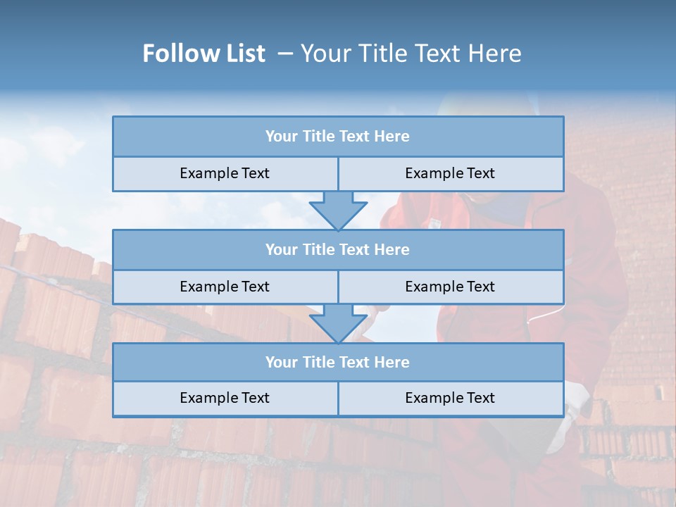Laborer Mortar Workman PowerPoint Template