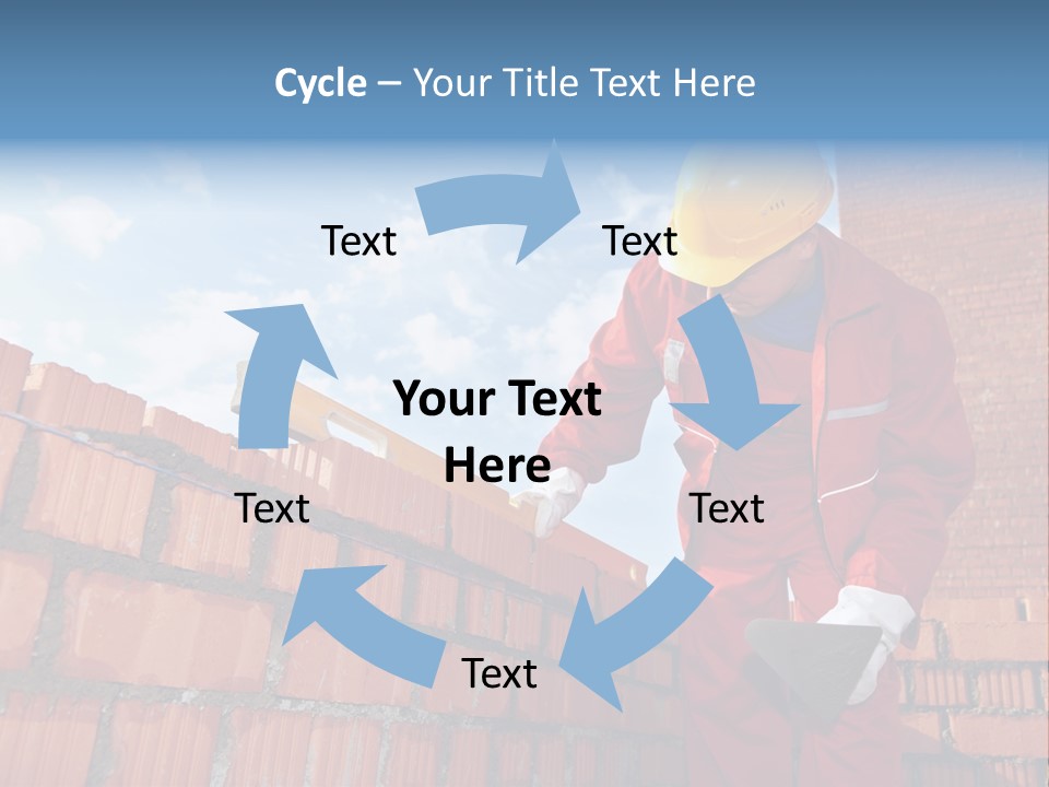 Laborer Mortar Workman PowerPoint Template