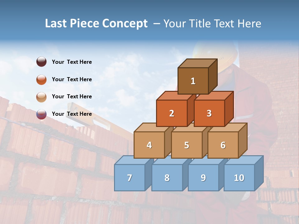 Laborer Mortar Workman PowerPoint Template