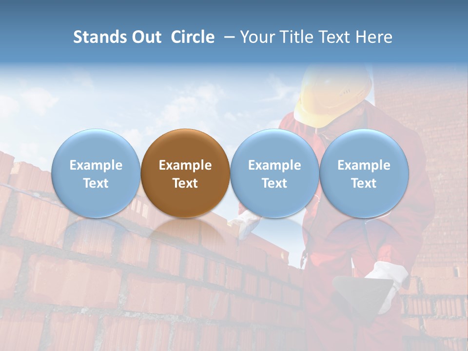 Laborer Mortar Workman PowerPoint Template