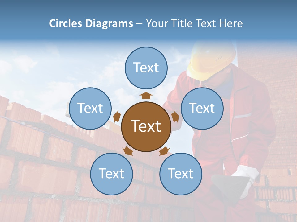 Laborer Mortar Workman PowerPoint Template