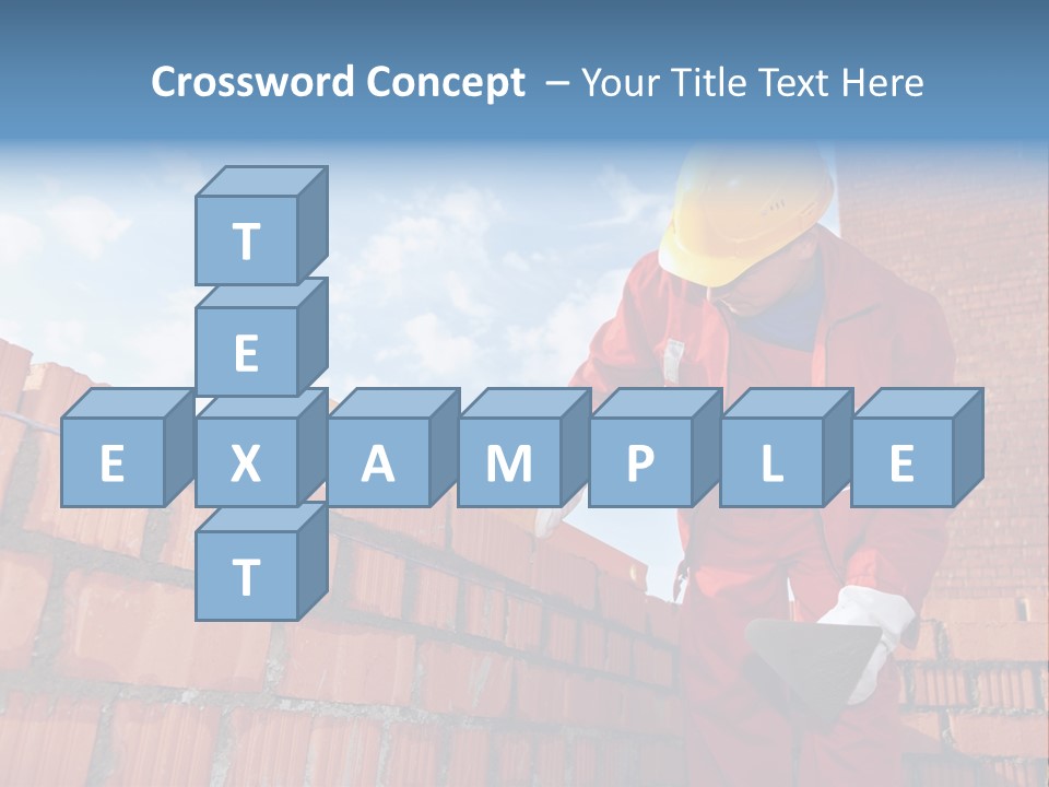 Laborer Mortar Workman PowerPoint Template