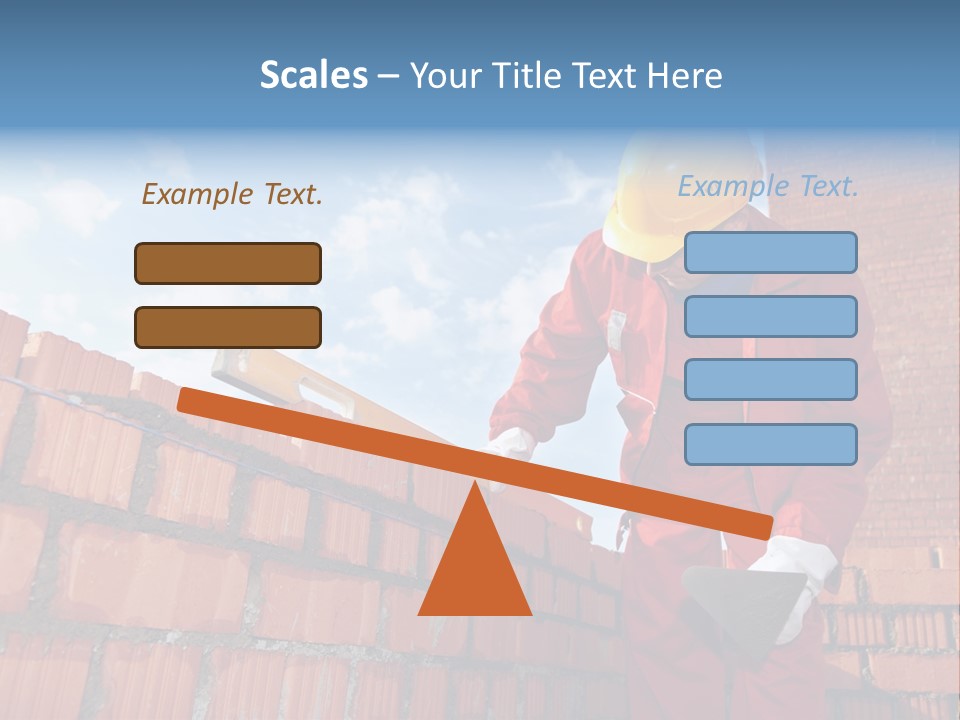 Laborer Mortar Workman PowerPoint Template