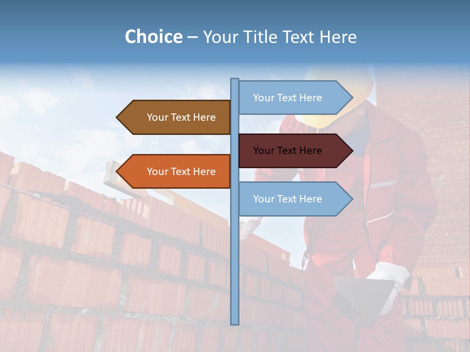 Laborer Mortar Workman PowerPoint Template