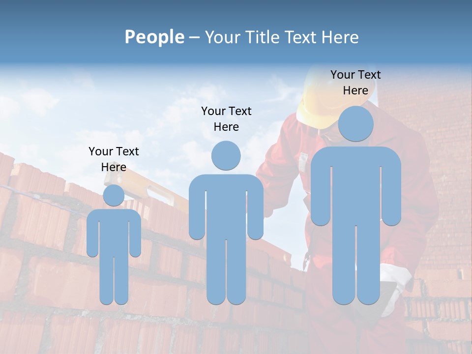 Laborer Mortar Workman PowerPoint Template