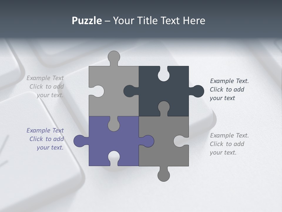 Connect Privacy Button PowerPoint Template