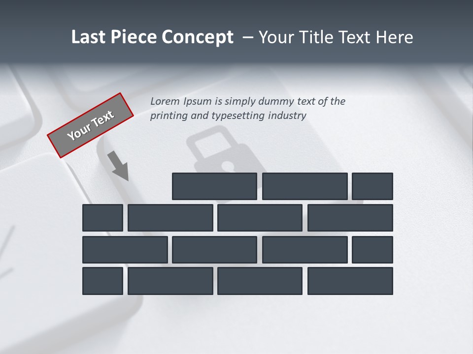 Connect Privacy Button PowerPoint Template