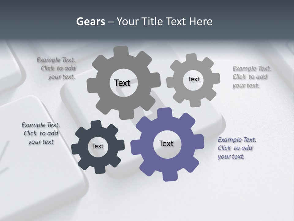 Connect Privacy Button PowerPoint Template