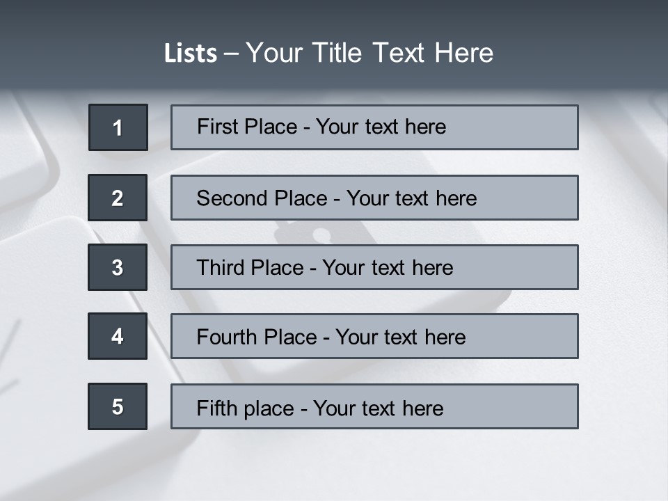 Connect Privacy Button PowerPoint Template