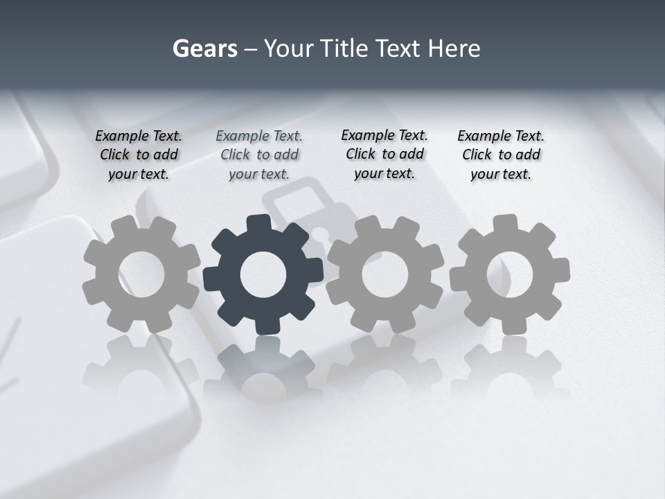 Connect Privacy Button PowerPoint Template