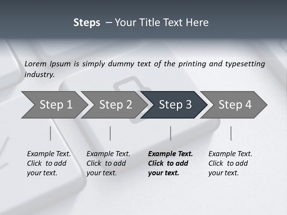 Connect Privacy Button PowerPoint Template