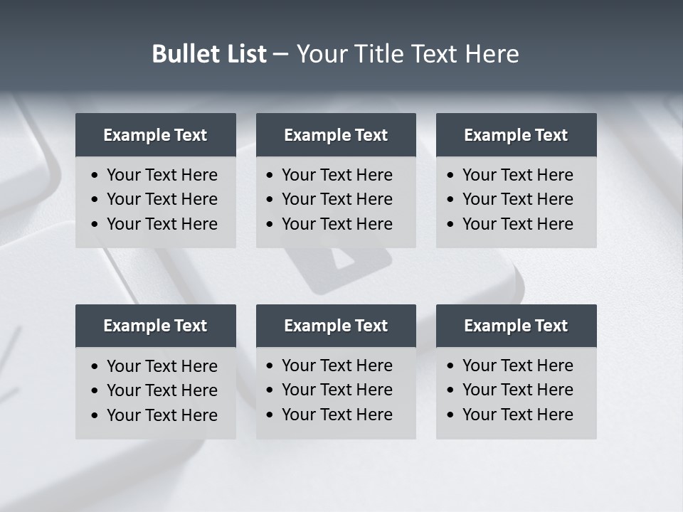 Connect Privacy Button PowerPoint Template