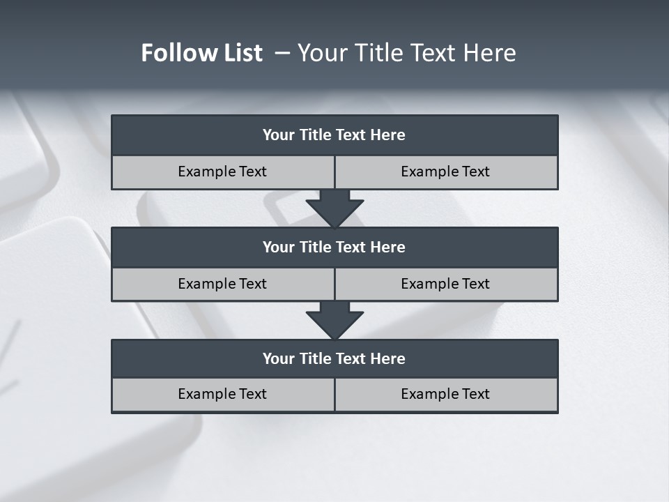 Connect Privacy Button PowerPoint Template