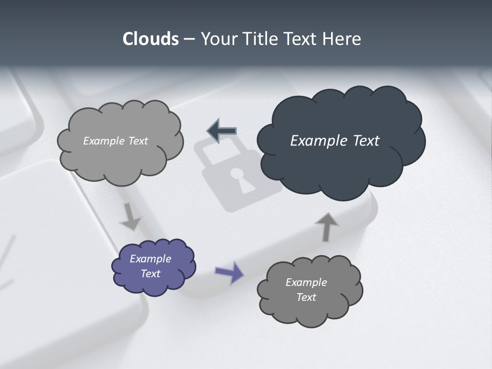 Connect Privacy Button PowerPoint Template