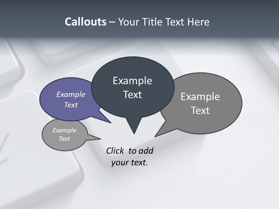 Connect Privacy Button PowerPoint Template