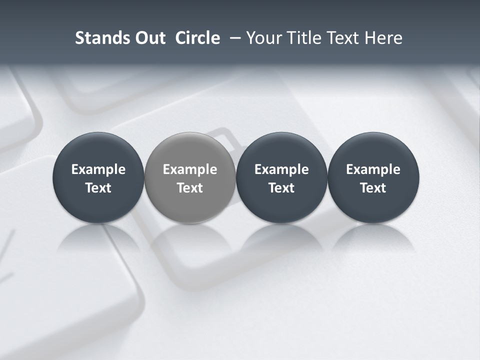 Connect Privacy Button PowerPoint Template