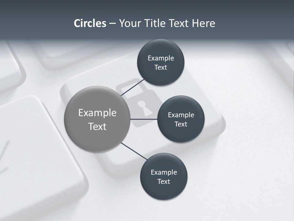 Connect Privacy Button PowerPoint Template