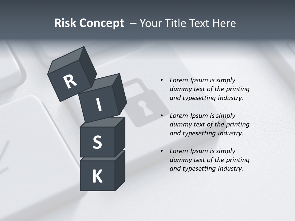 Connect Privacy Button PowerPoint Template