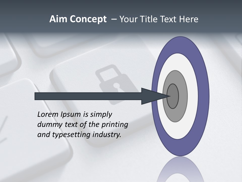 Connect Privacy Button PowerPoint Template