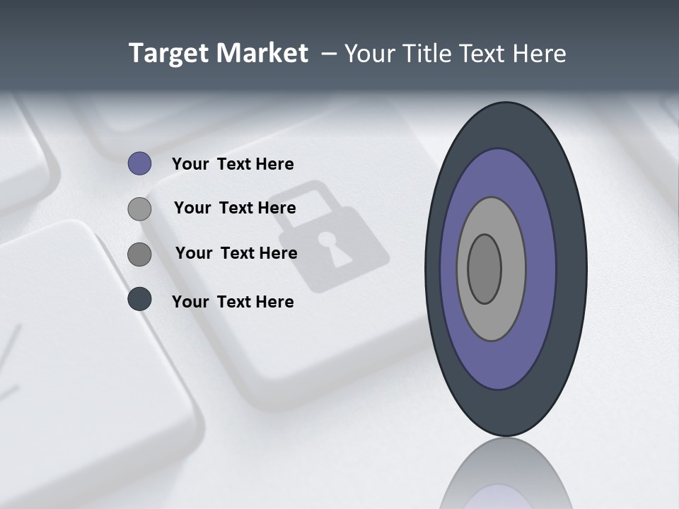 Connect Privacy Button PowerPoint Template