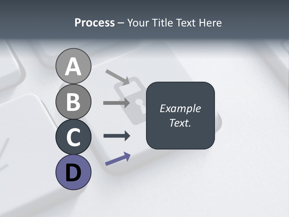 Connect Privacy Button PowerPoint Template