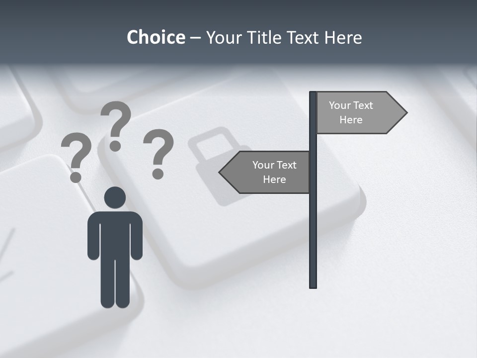 Connect Privacy Button PowerPoint Template