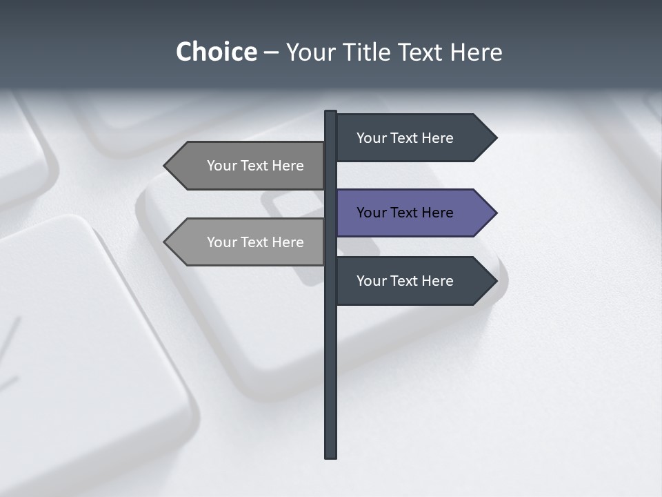 Connect Privacy Button PowerPoint Template