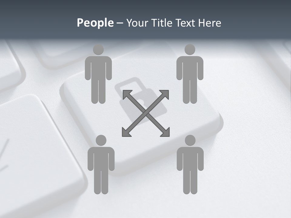 Connect Privacy Button PowerPoint Template