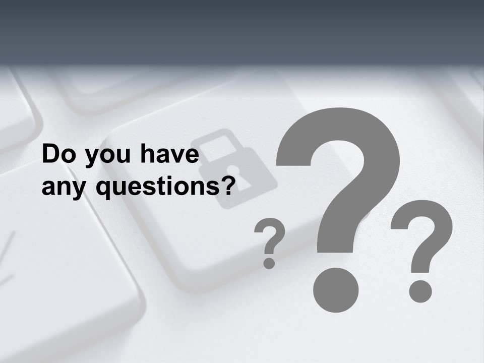 Connect Privacy Button PowerPoint Template