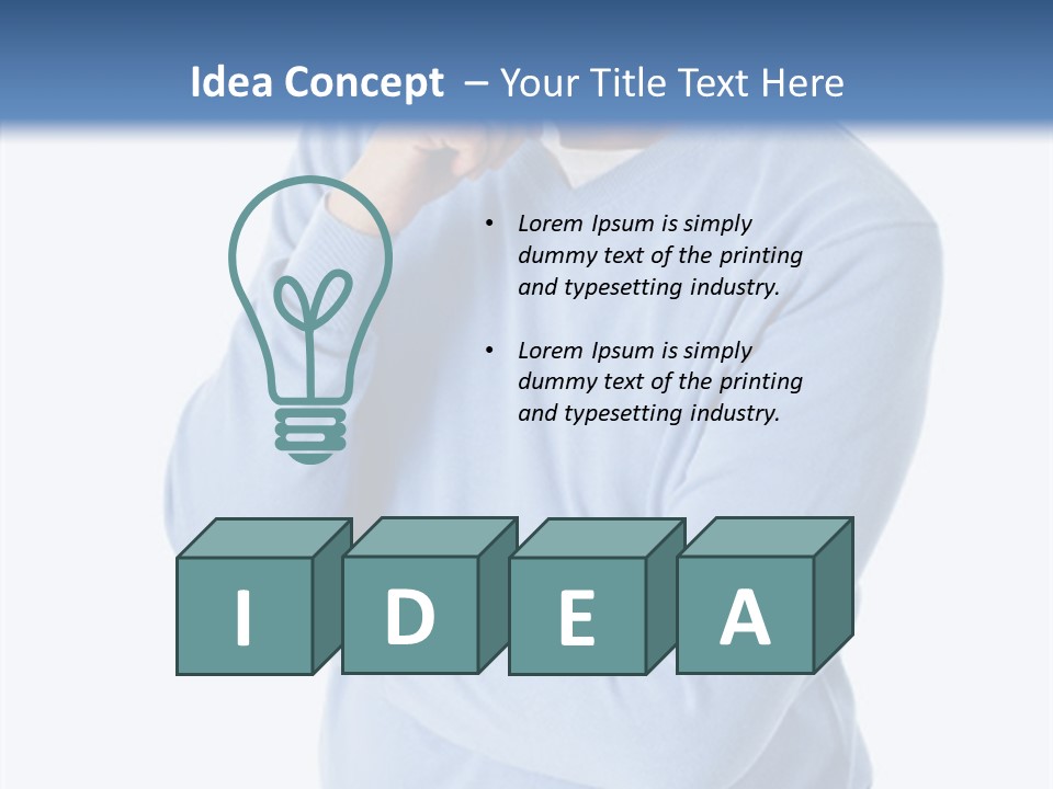 Bright Natural Pensive PowerPoint Template