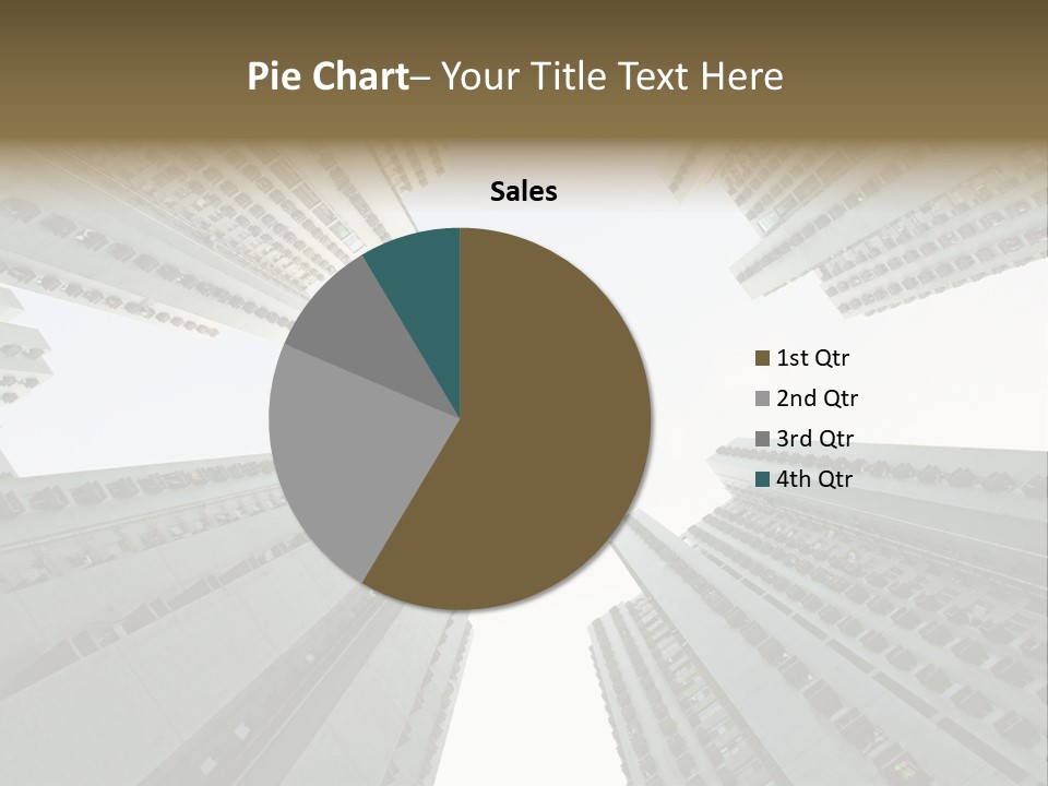 Many Background Building PowerPoint Template
